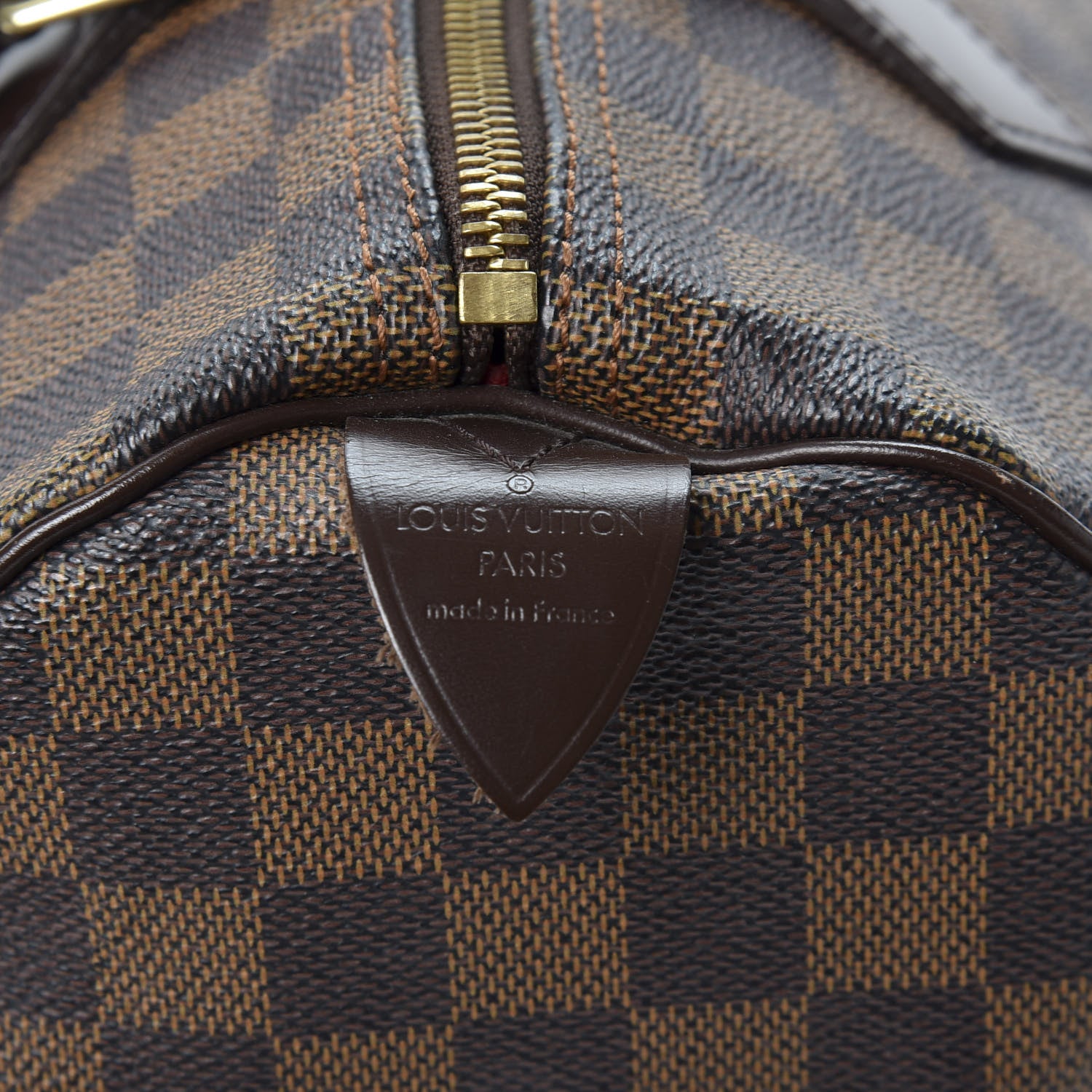Louis Vuitton Damier Ebene Speedy 30 7 of 8