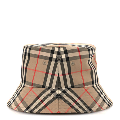 Burberry Technical Cotton Vintage Check Bucket Hat L Archive Beige 4 of 10
