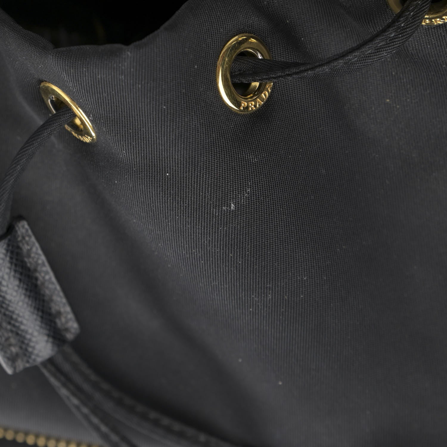 Prada Re-Nylon Duet Drawstring Shoulder Bag Black 12 of 15