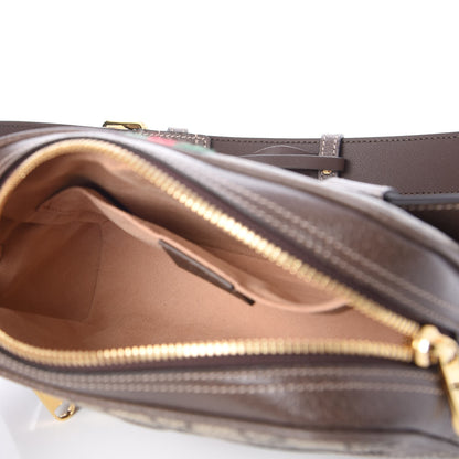 Gucci GG Supreme Monogram Web Small Ophidia Belt Bag 85 34 Dark Brown 7 of 7
