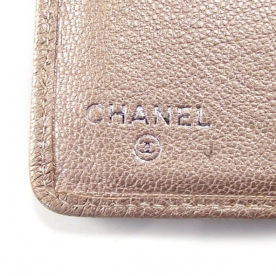 Chanel Leather Camelia Flap Wallet 8 of 10