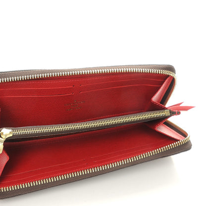 Louis Vuitton Damier Ebene Clemence Wallet Cherry 5 of 10