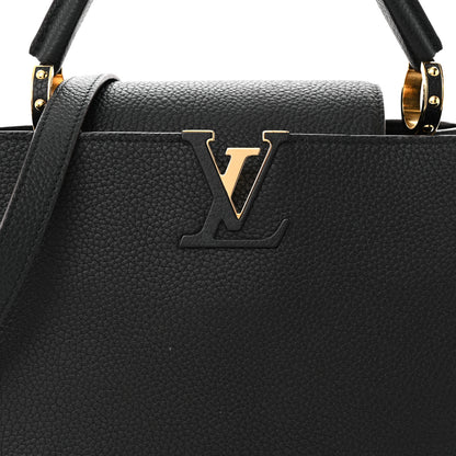 Louis Vuitton Taurillon Capucines PM Black 7 of 12