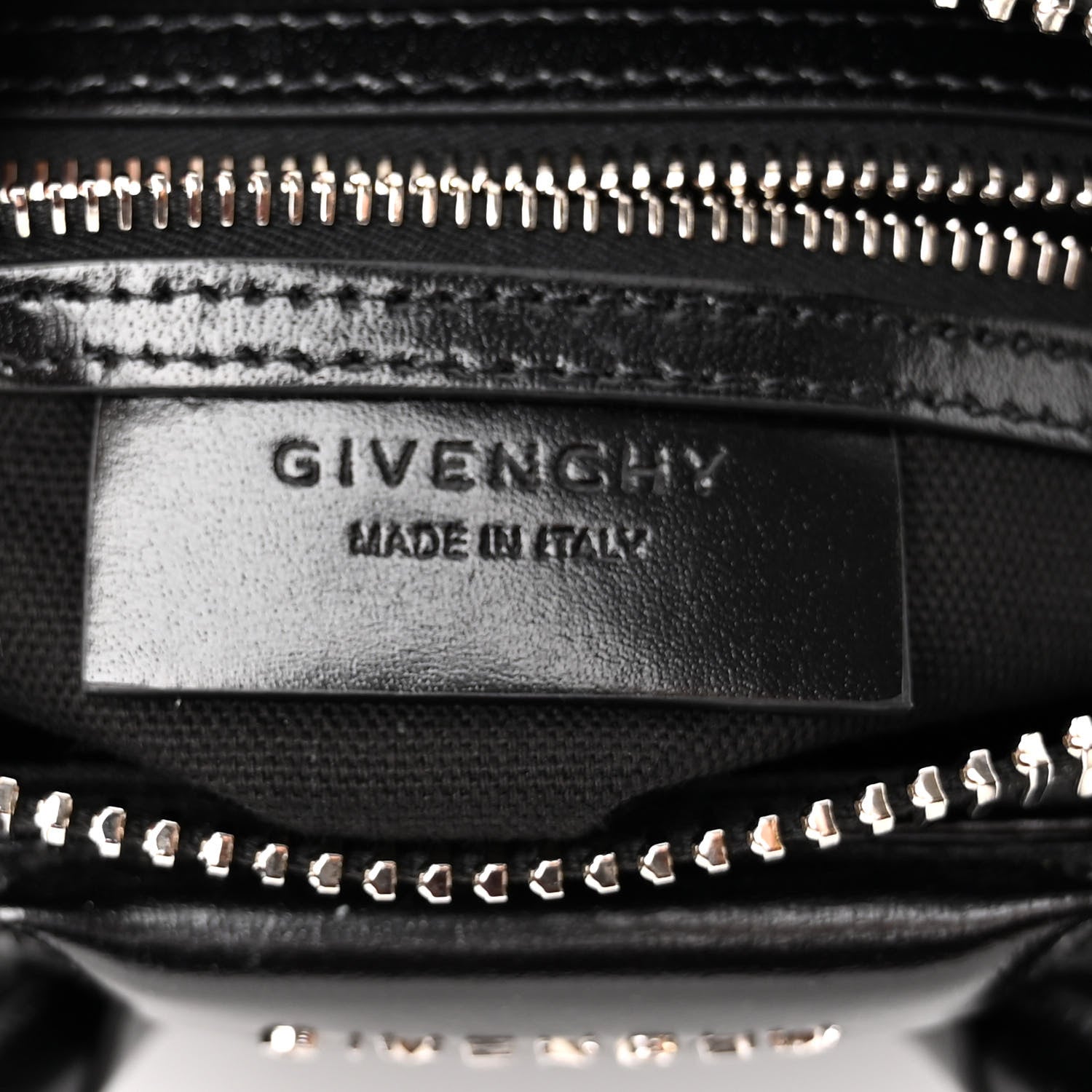 Givenchy Shiny Lord Calfskin Mini Antigona Black 6 of 10