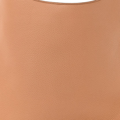 Tom Ford Pebbled Calfskin Large Alix Padlock Zip Hobo Bag Nude 9 of 11