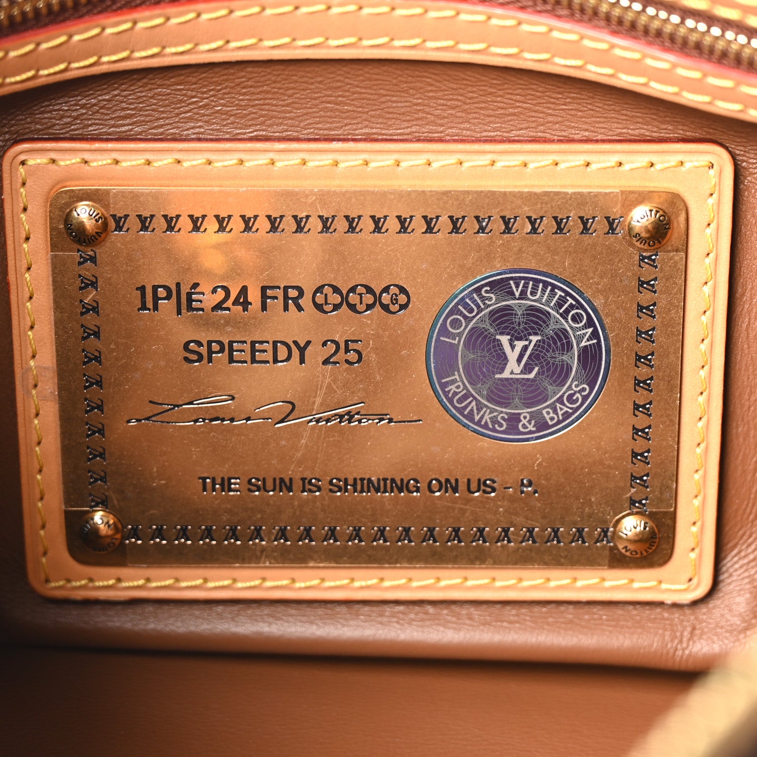 Louis Vuitton Calfskin Monogram Speedy P9 Bandouliere 25 8 of 11