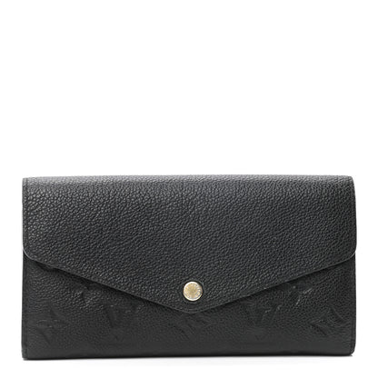 Louis Vuitton Empreinte Sarah Wallet NM Black 1 of 6
