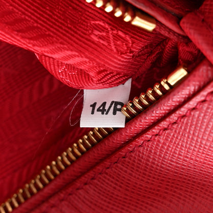 Prada Saffiano Medium Galleria Double Zip Tote Fuoco 7 of 11