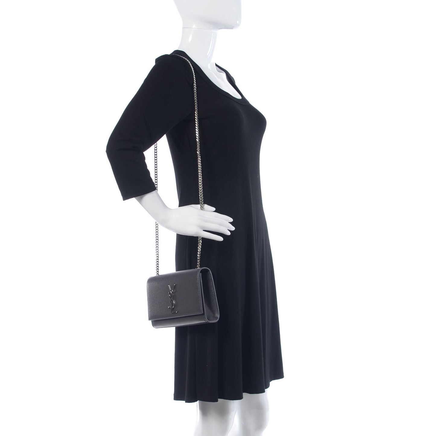 Grain De Poudre Small Monogram Kate Satchel Storm