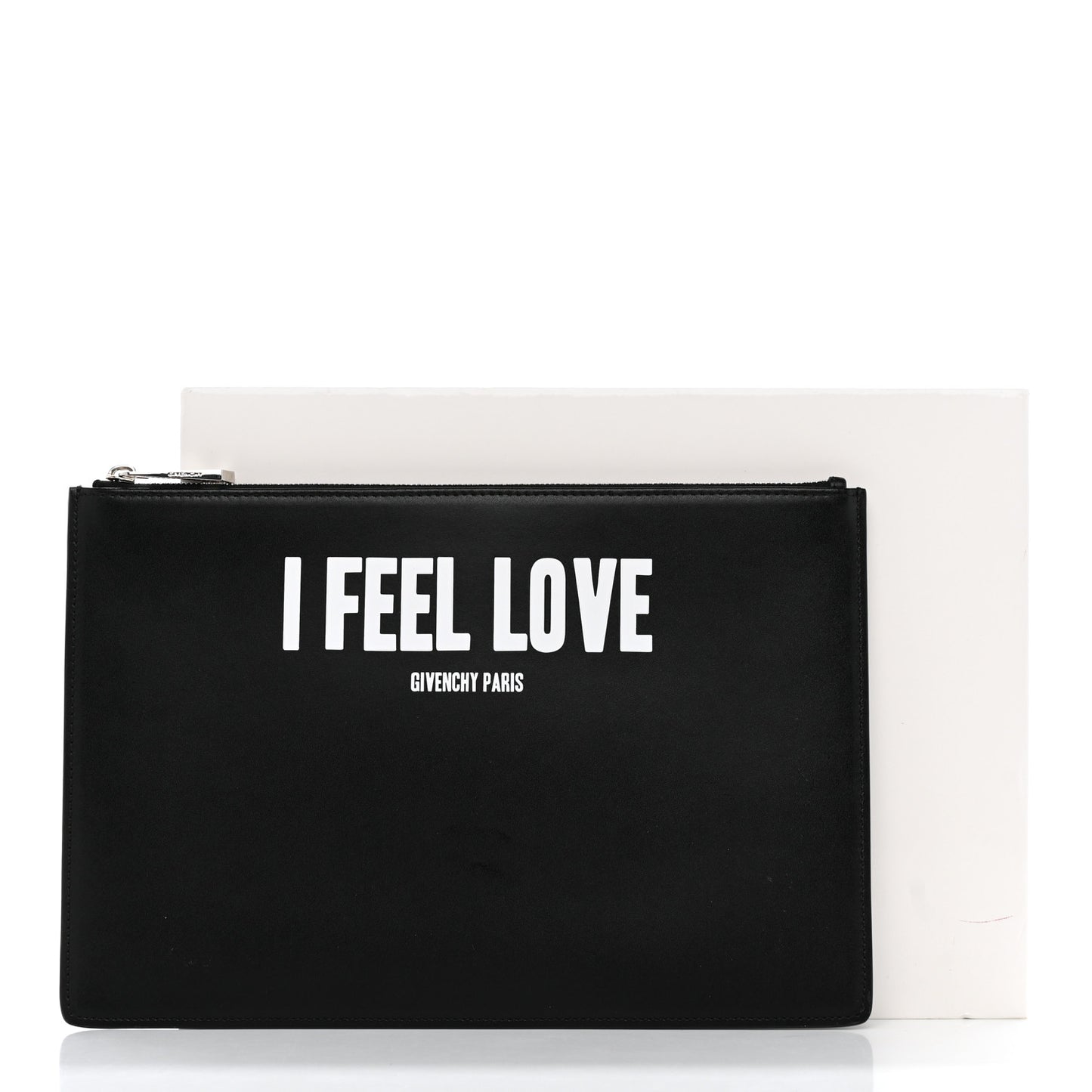 Calfskin I Feel Love Medium Pouch Black