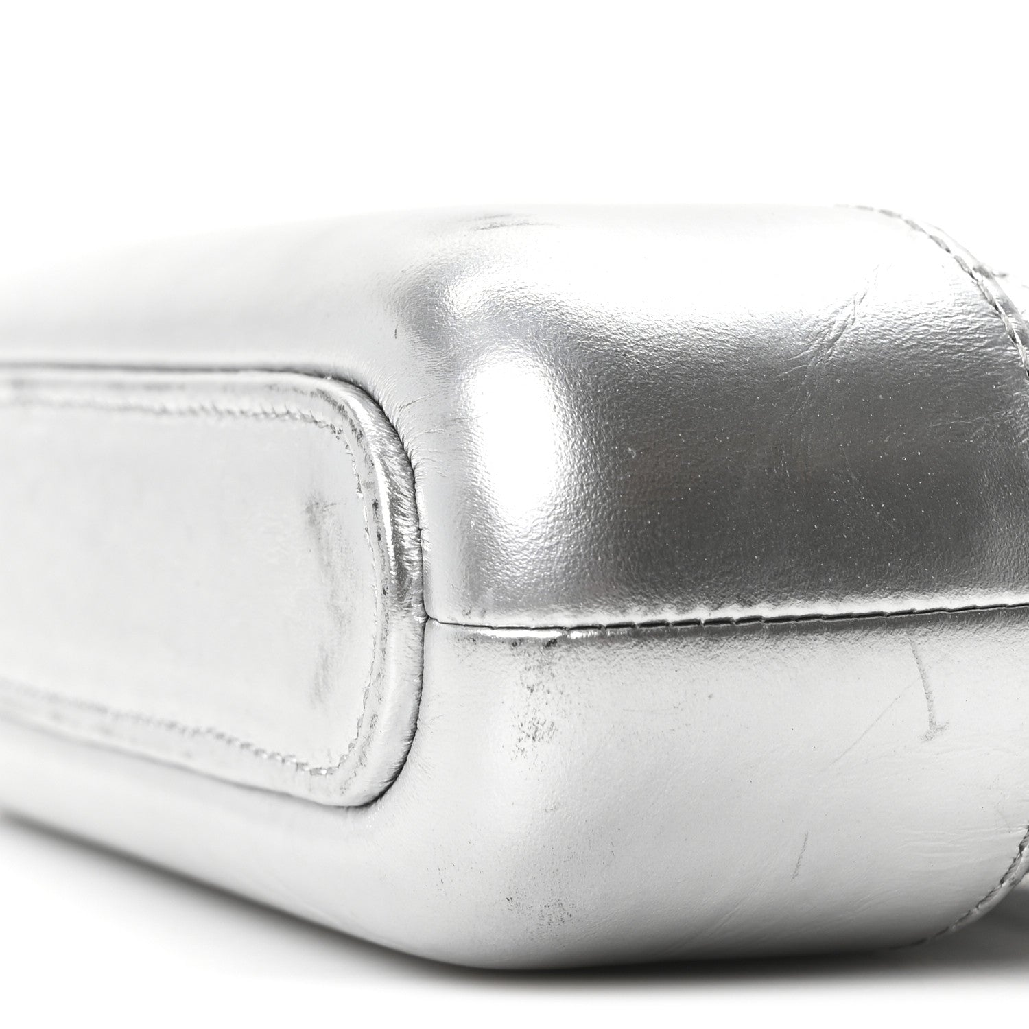 Chanel Metallic Lambskin Calfskin Quilted Small Gabrielle Clutch