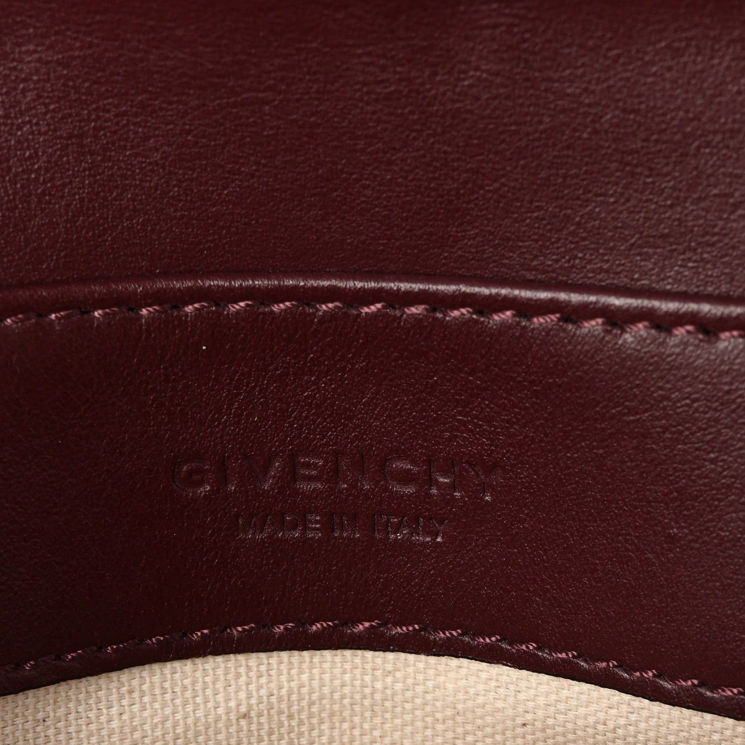 Givenchy Calfskin Duetto Crossbody Bag Burgundy Pink 10 of 17