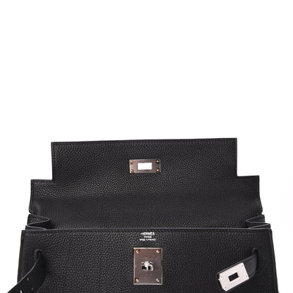 Hermes Togo Kelly Retourne 28 Black 32 of 33