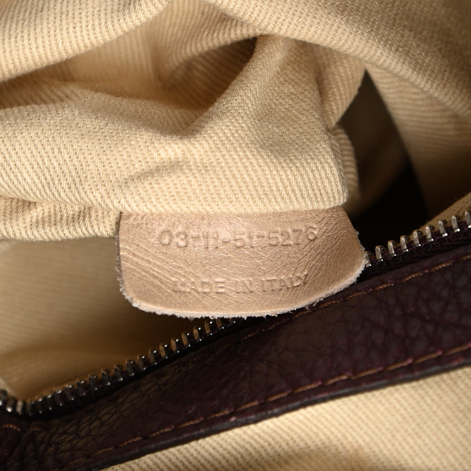 Chloe Calfskin Paddington Hobo Burgundy 7 of 12