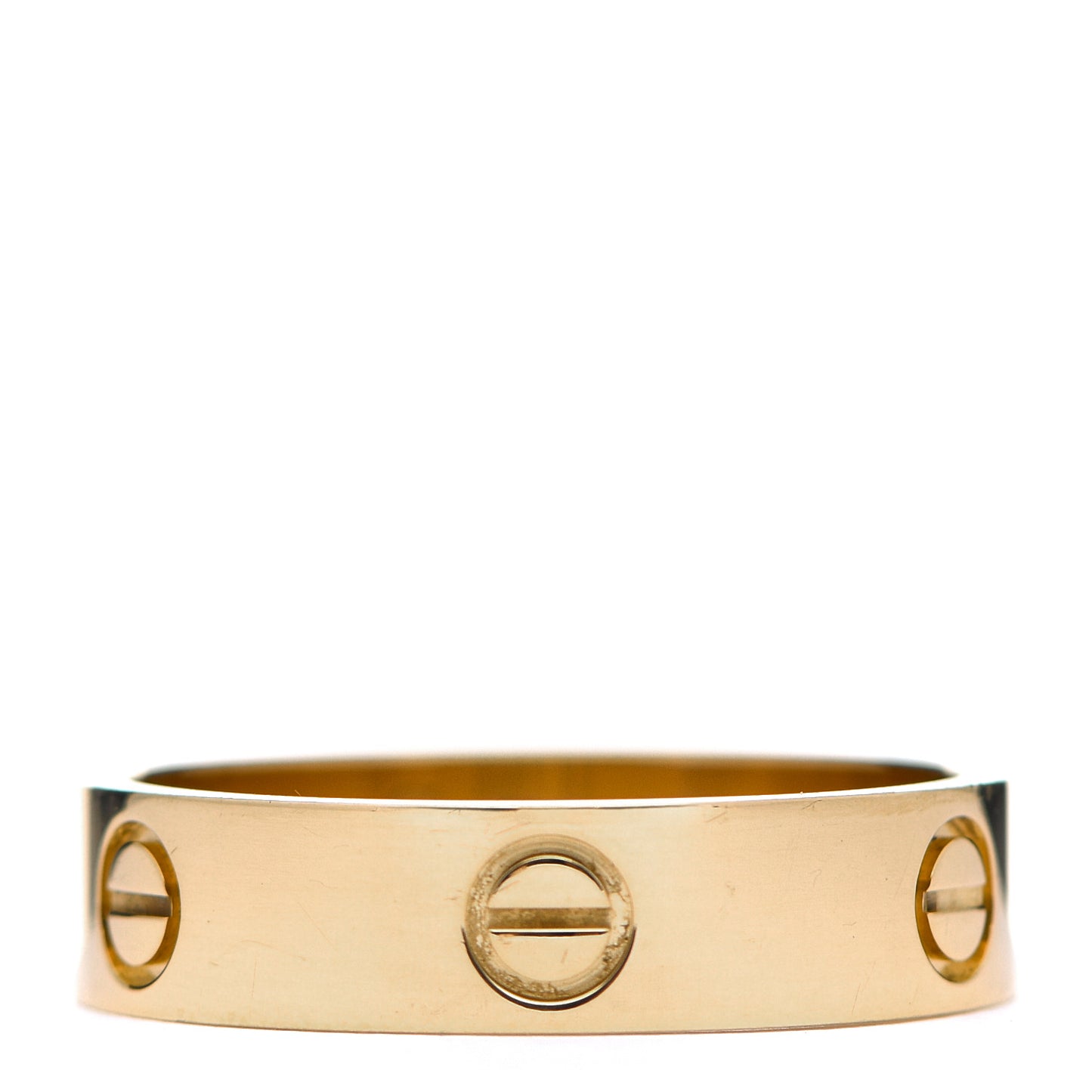 18K Yellow Gold 5.5mm LOVE Ring 64 10.75