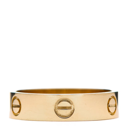 Cartier 18K Yellow Gold 5.5mm LOVE Ring 64 10.75 1 of 5