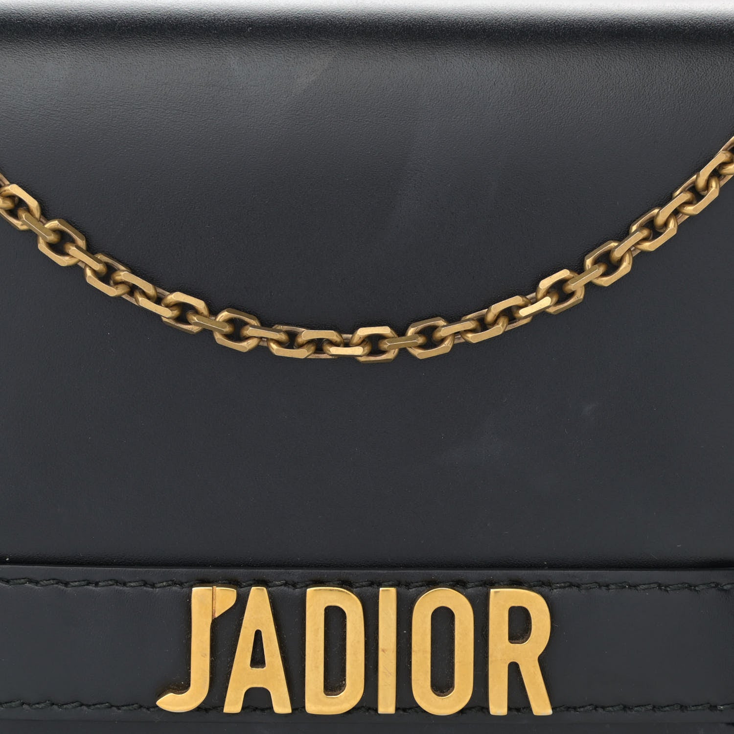 Christian Dior Calfskin J'Adior Wallet on Chain Pouch Black 6 of 11
