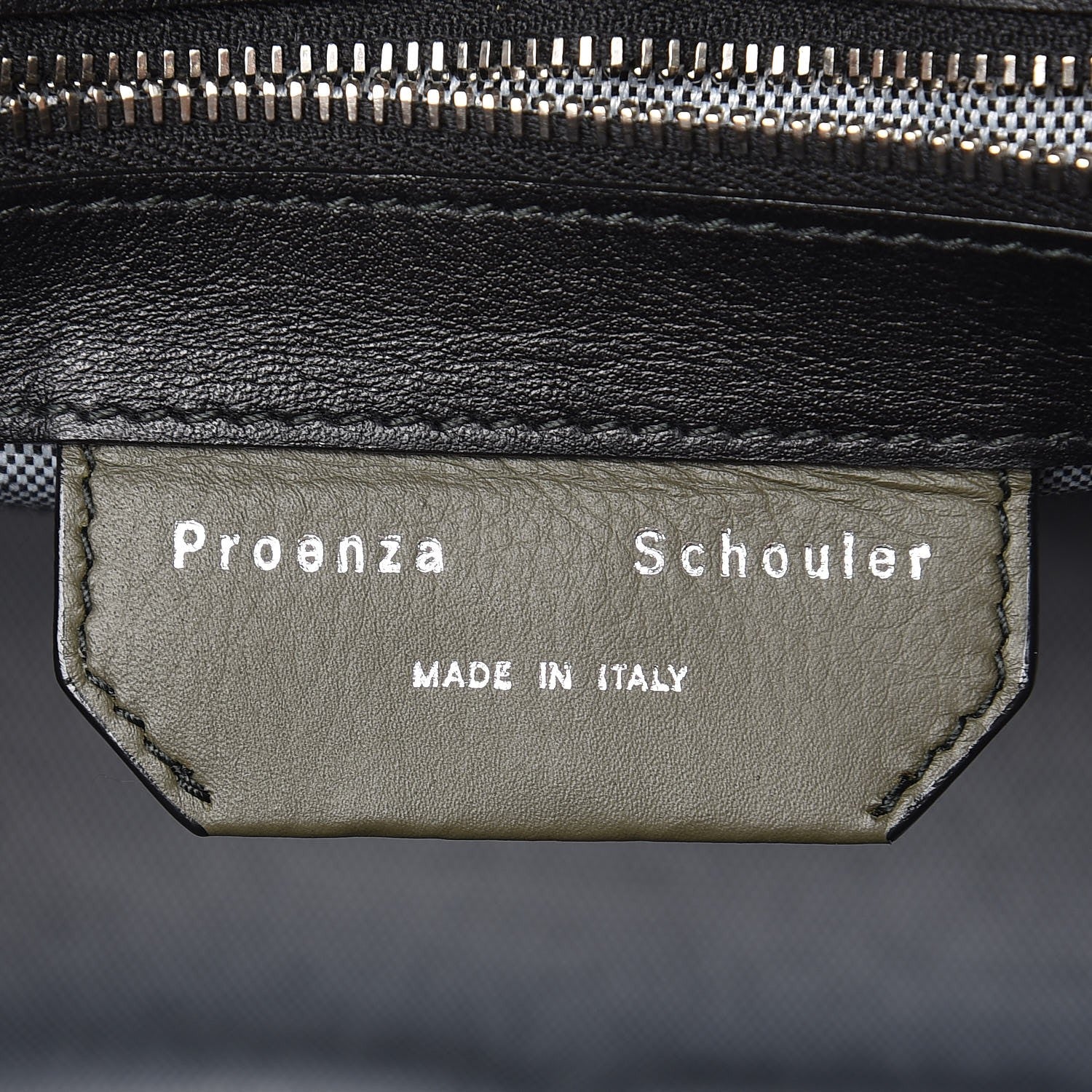 Proenza Schouler Grained Calfskin Medium PS1 Plus Satchel Cypress 7 of 9