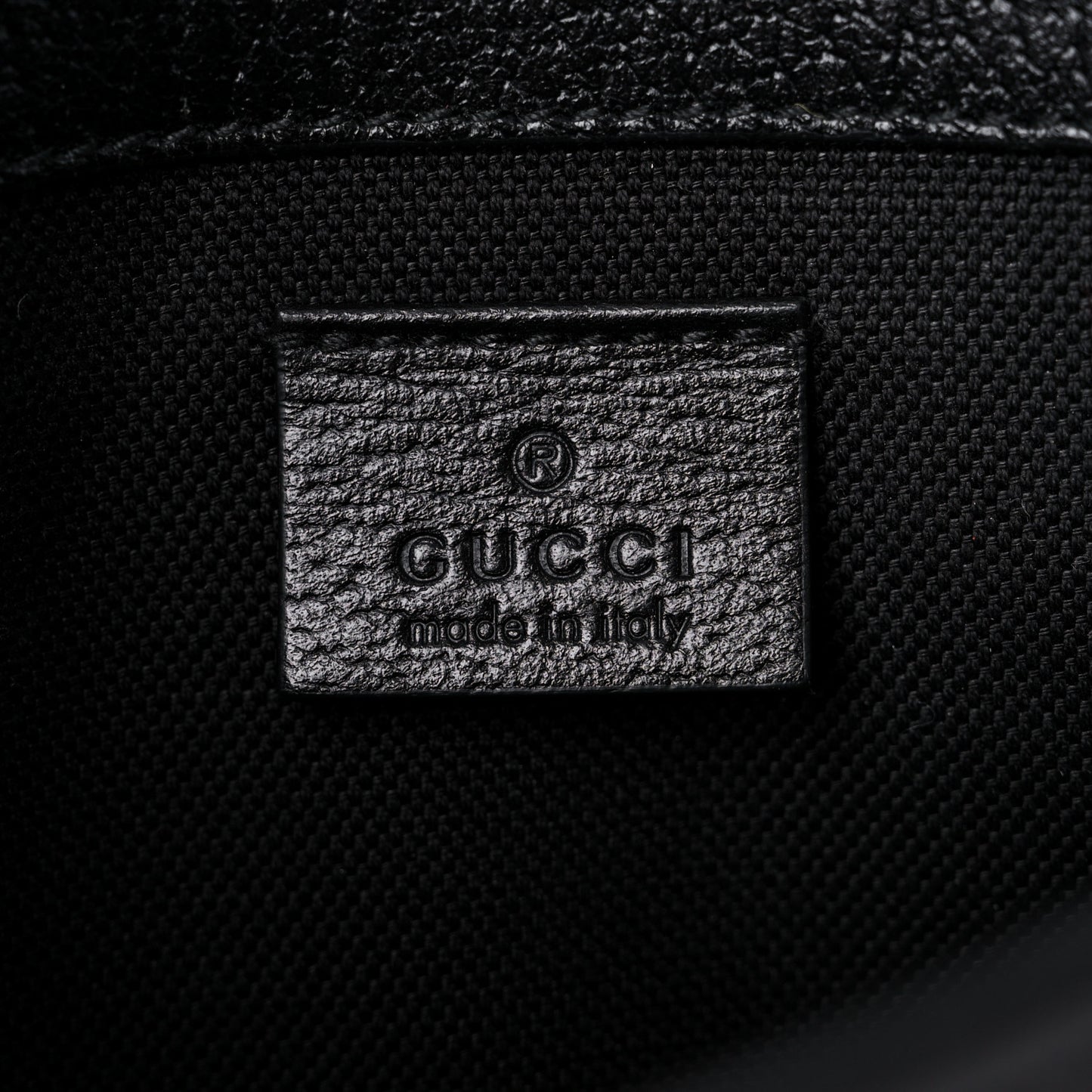 GG Supreme Monogram Psychedelic Slim Belt Bag Black