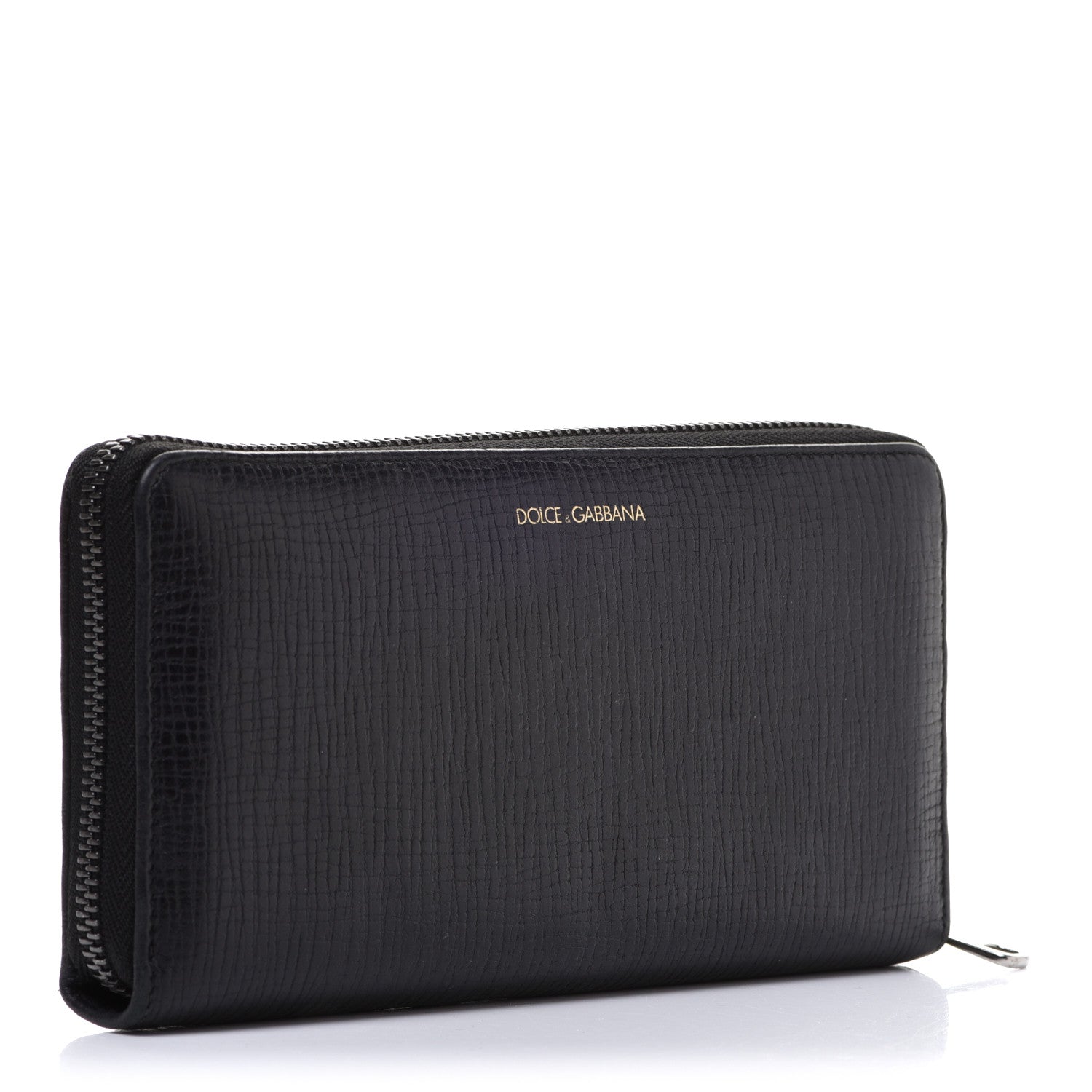 Dolce & Gabbana Dauphine Family Patch Zip Around Wallet Black 3 of 11