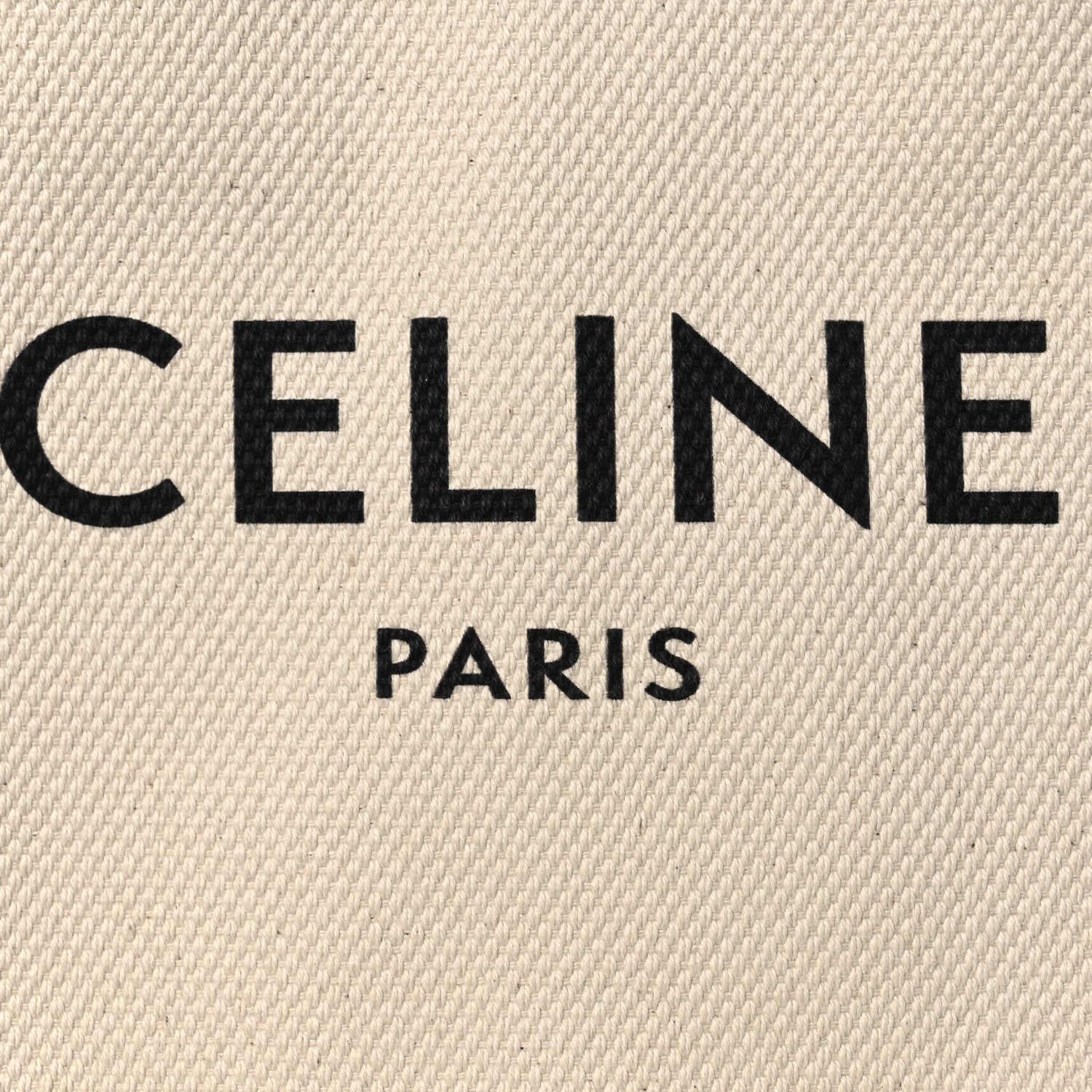 Celine Canvas Calfskin Mini Vertical Cabas Natural Tan 7 of 10
