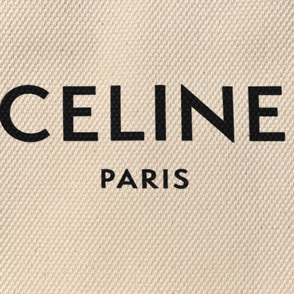 Celine Canvas Calfskin Mini Vertical Cabas Natural Tan 7 of 10
