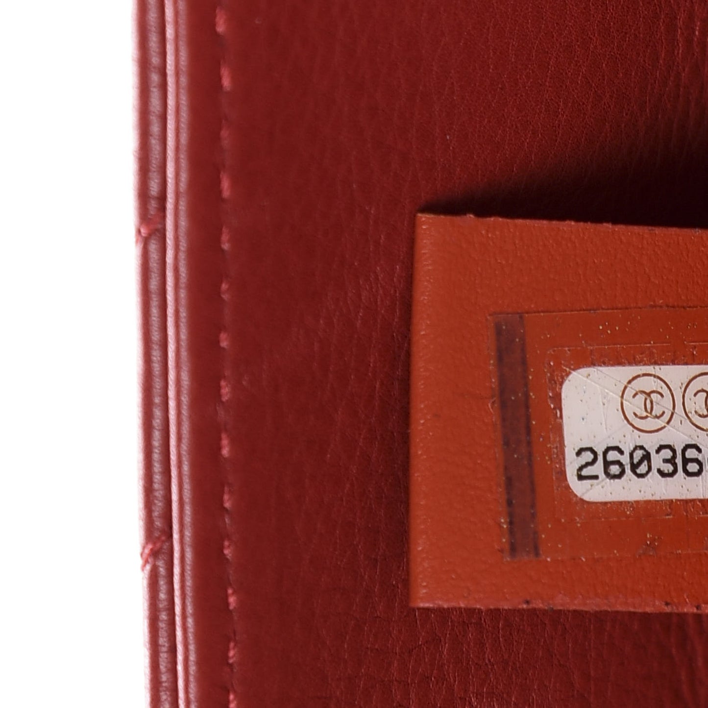 Calfskin Chevron Quilted Rock The Corner Minaudiere Bag Red