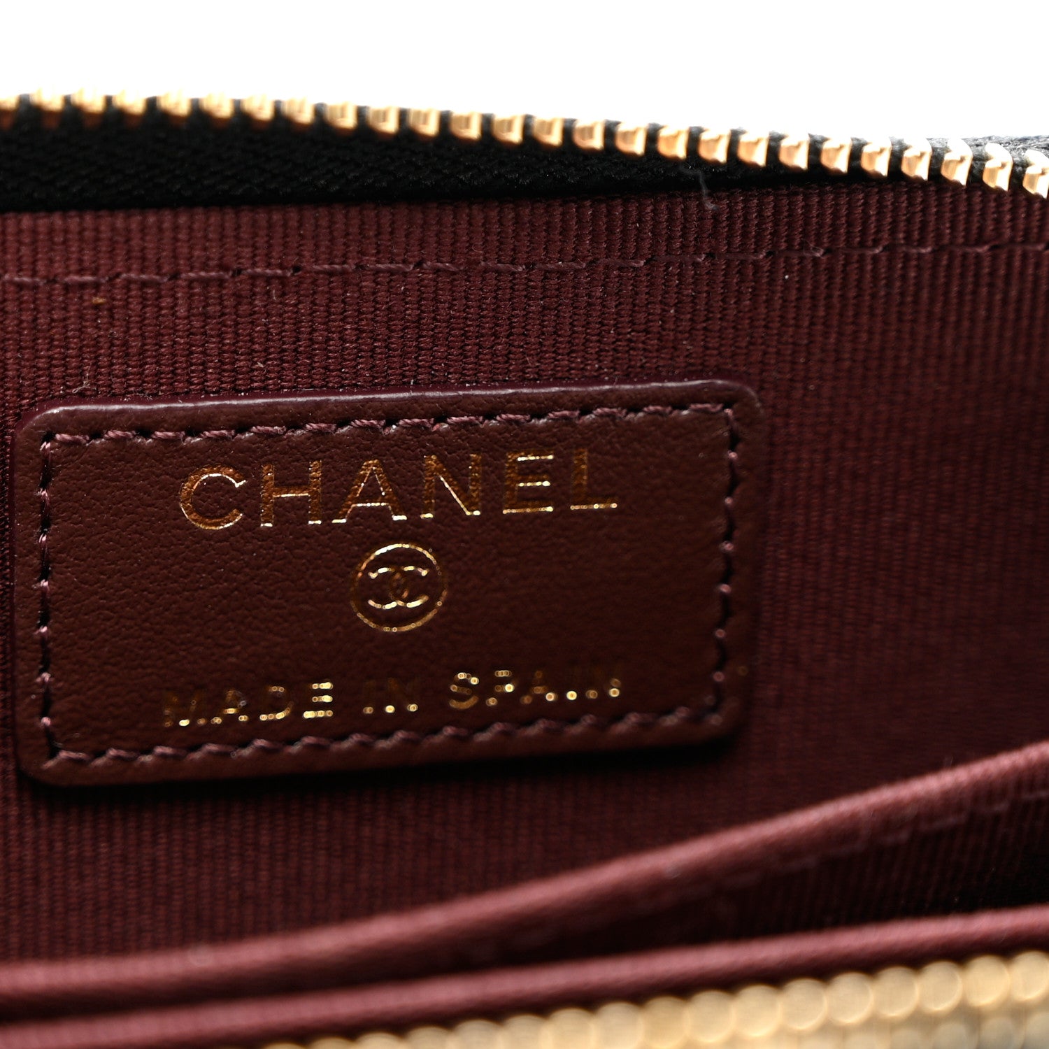 Chanel Caviar Quilted Zip Coin Purse Black 6 of 7