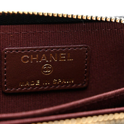 Chanel Caviar Quilted Zip Coin Purse Black 6 of 7