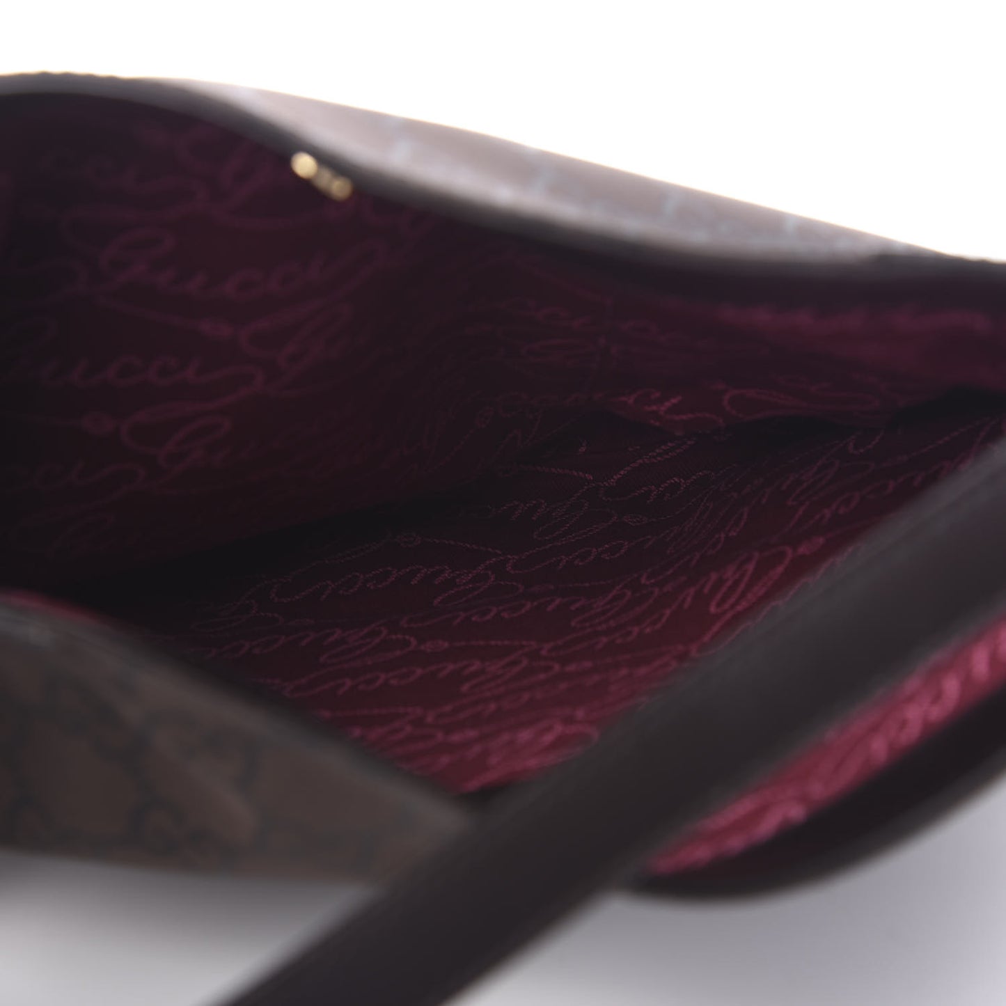 Nylon Signature Hobo Shoulder Bag Brown