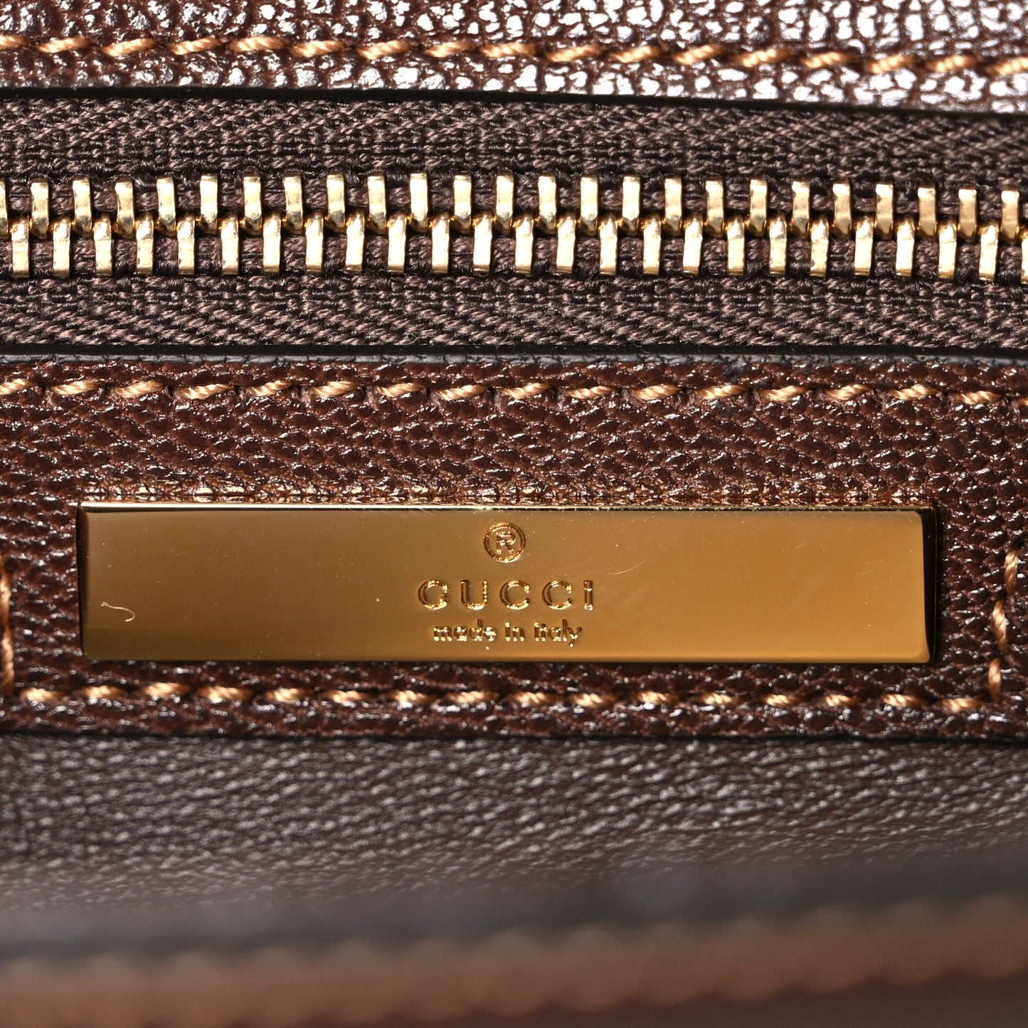 Monogram Medium Ristretto Horsebit Flap Shoulder Bag Sand Brown