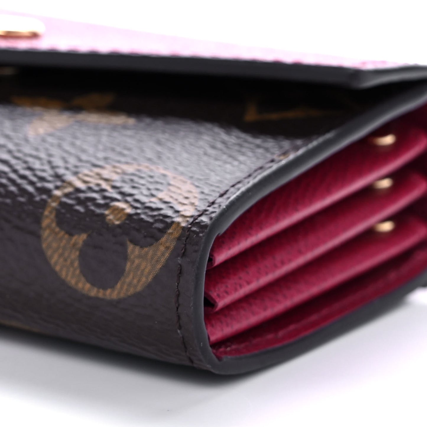 Monogram Sarah Multicartes Fuchsia