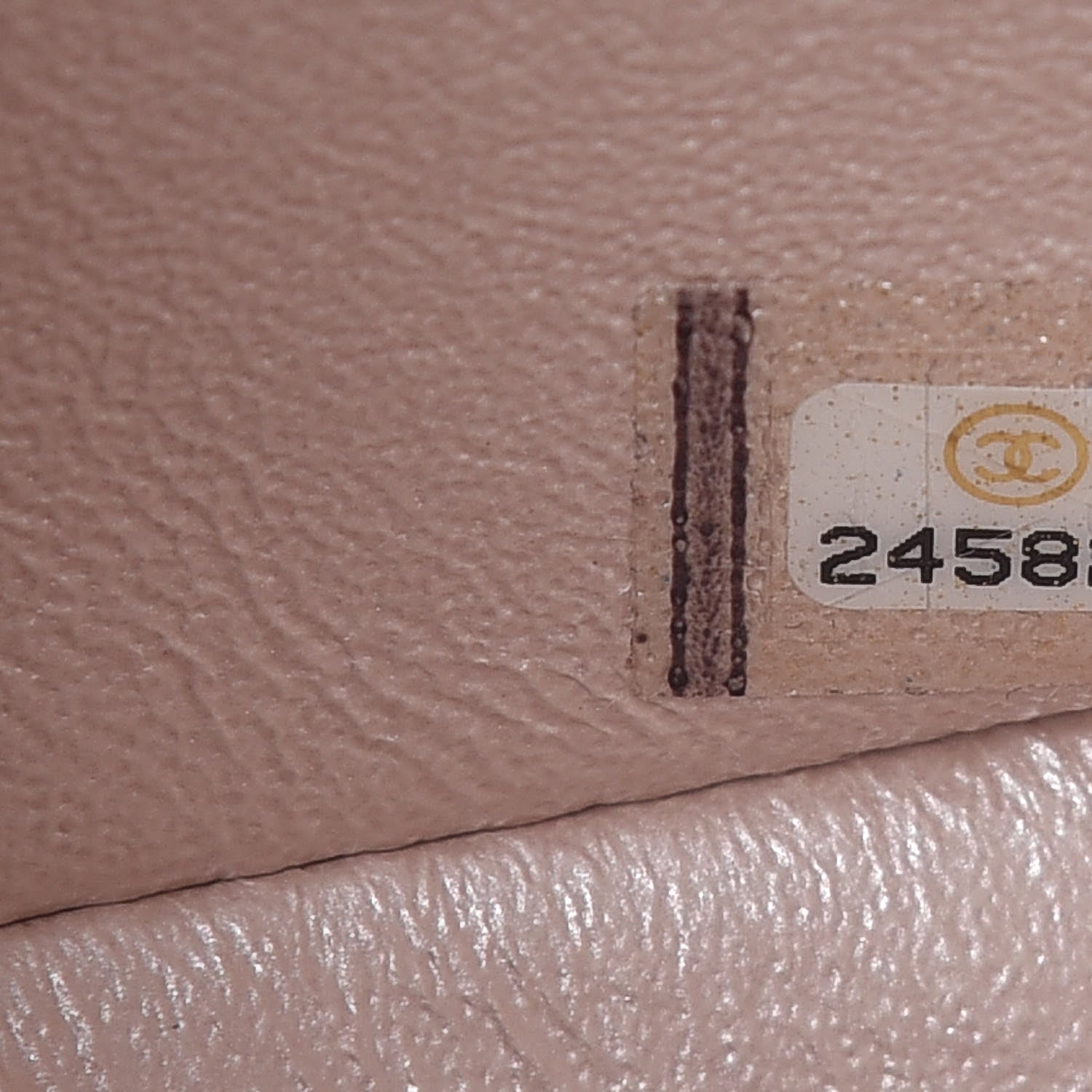 Chanel Iridescent Caviar Chevron Quilted Mini Rectangular Flap Light Gold 7 of 10