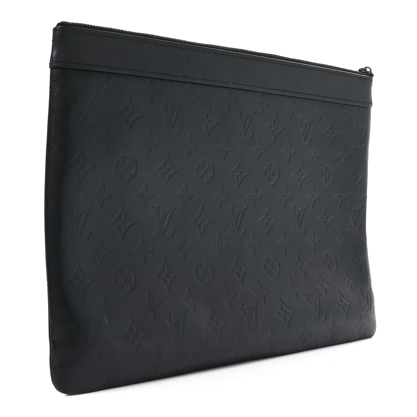 Calfskin Monogram Shadow Discovery Pochette Black
