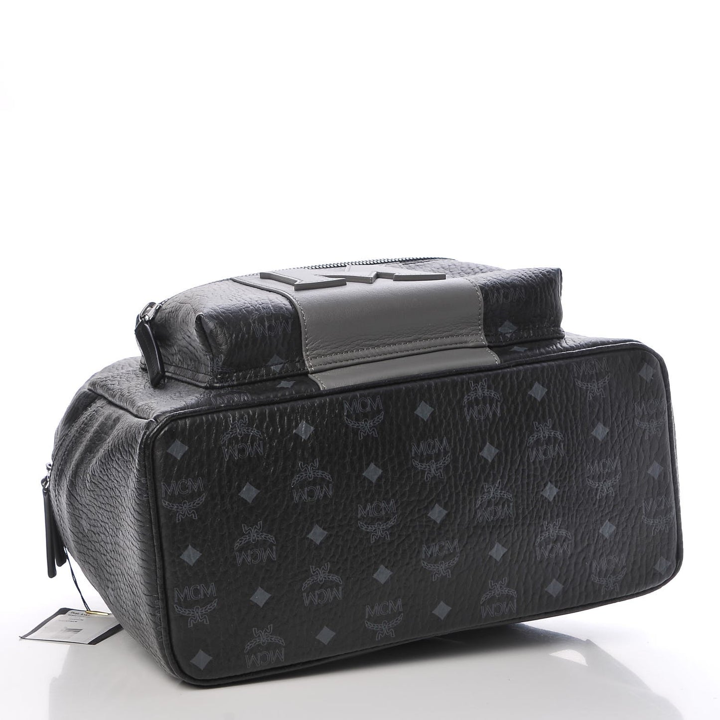 Visetos Medium Stark Logo Stripe Backpack Black