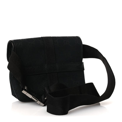 Gucci GG Monogram Web Buckle Belt Bag Black 3 of 11