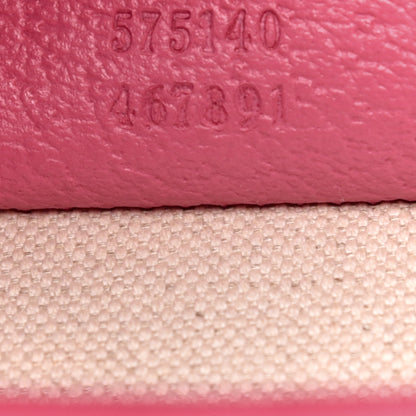 Gucci Patent Canvas Frame Logo Vertical Tote Glam Pink 7 of 10