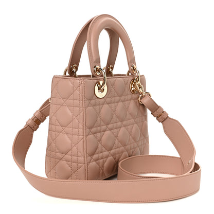 Christian Dior Lambskin Cannage Small My ABCDior Lady Dior Fard 3 of 11