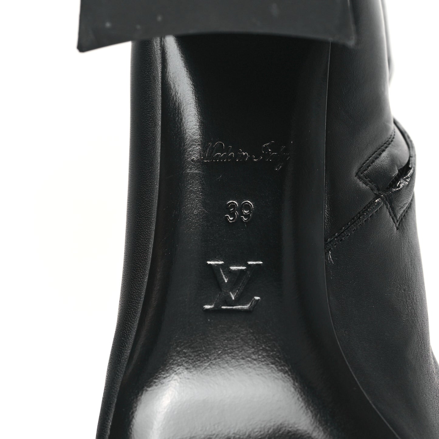 Calfskin Madeleine Knee Boots 39 Black