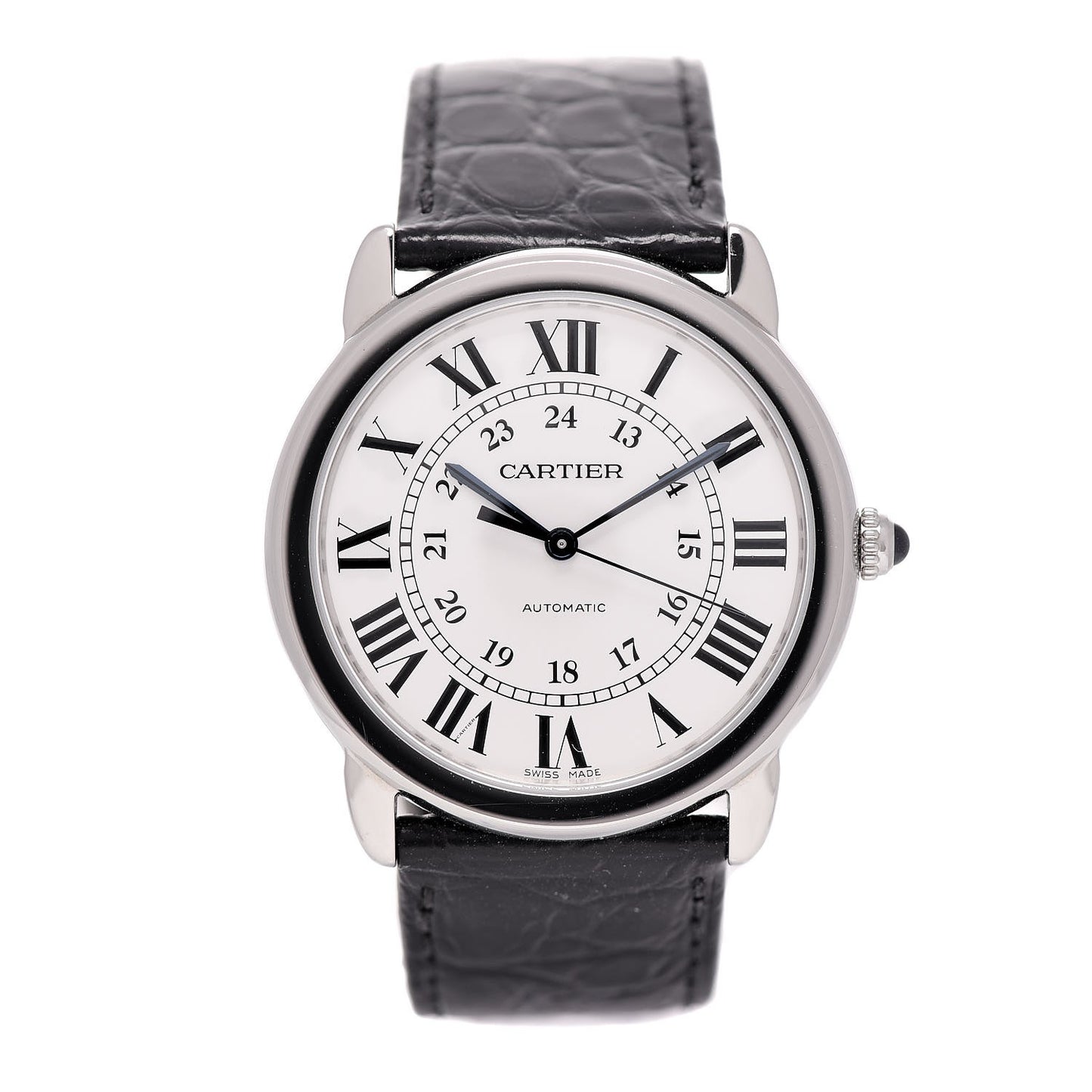 Stainless Steel Alligator 36mm Ronde Solo Automatic Watch