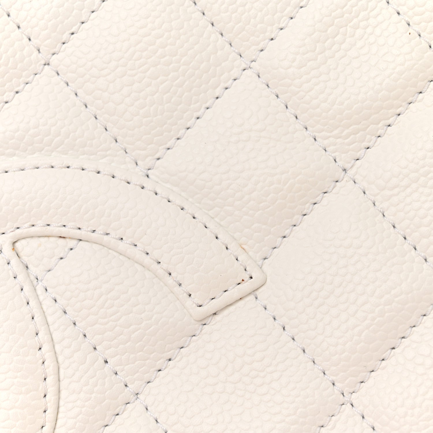 Chanel Caviar Quilted Hobo White 18 of 20