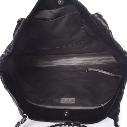 Chanel Patent Patchwork Large Brooklyn Tote Black 5 of 9