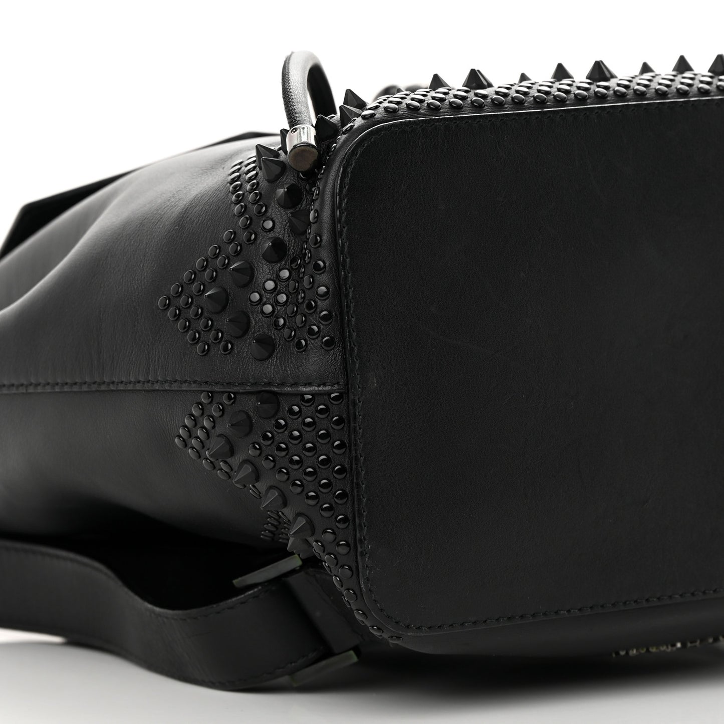 X NICHOLAS KIRKWOOD Calfskin Studded Serpenti Forever Backpack Black