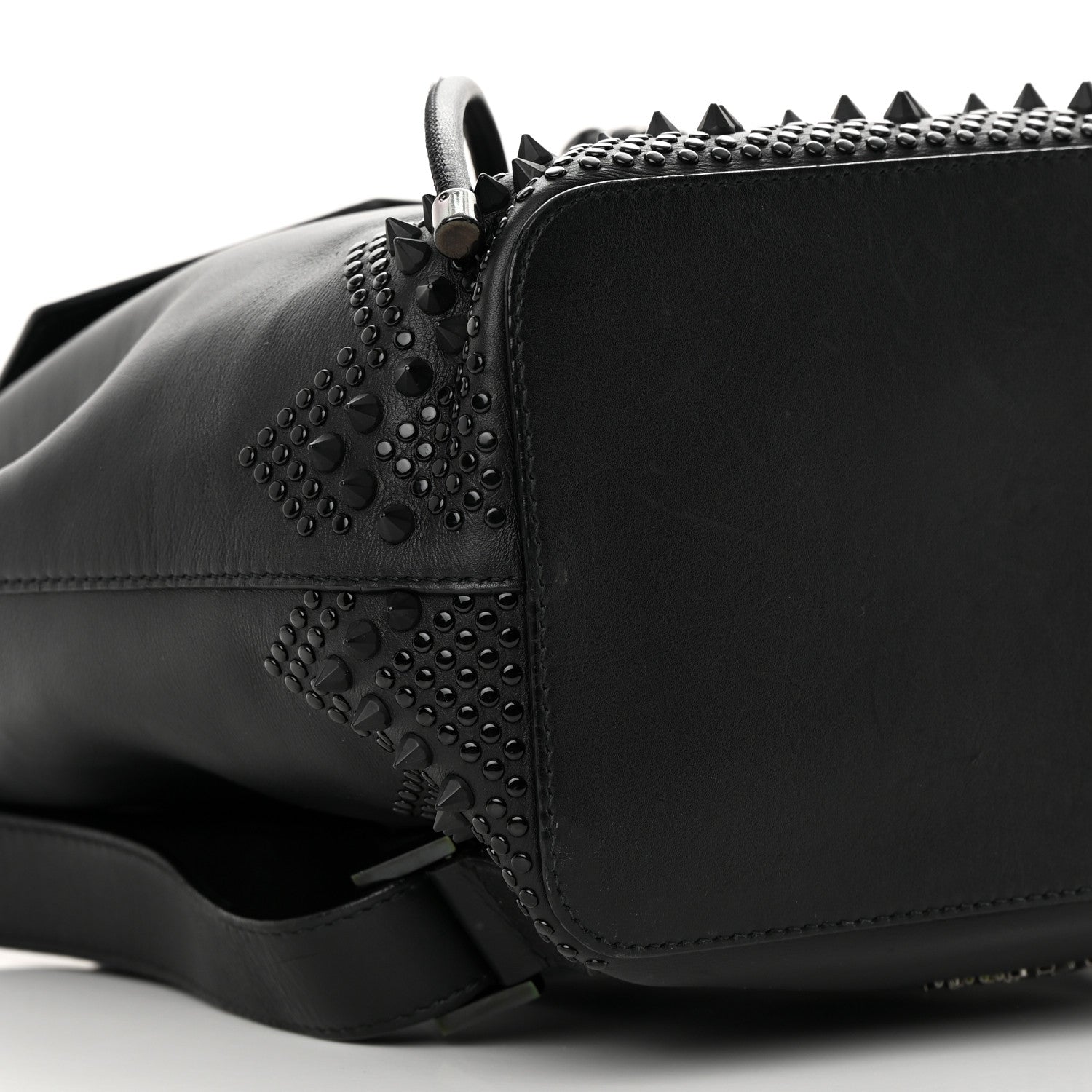 Bulgari X NICHOLAS KIRKWOOD Calfskin Studded Serpenti Forever Backpack Black 9 of 26