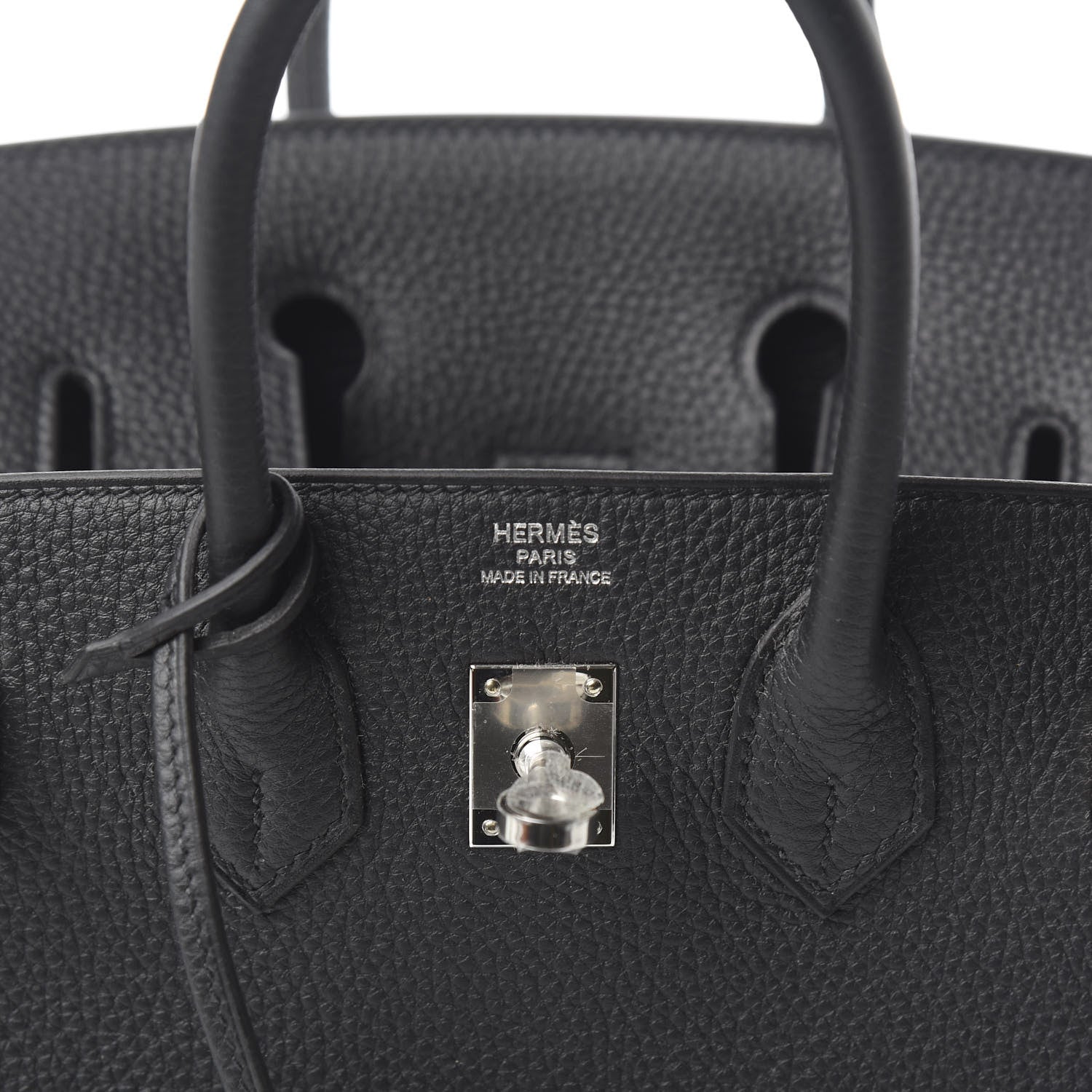 Hermes Togo Birkin 25 Black 7 of 12
