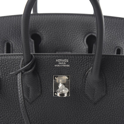 Hermes Togo Birkin 25 Black 7 of 12
