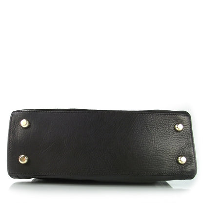 Marc Jacobs Soft Calf Suede Top Handle Satchel Black 4 of 8