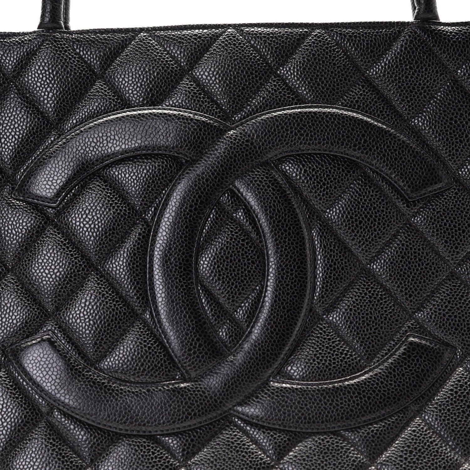 Chanel Caviar Quilted Medallion Tote Black 6 of 9
