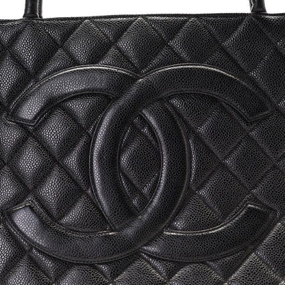 Chanel Caviar Quilted Medallion Tote Black 6 of 9