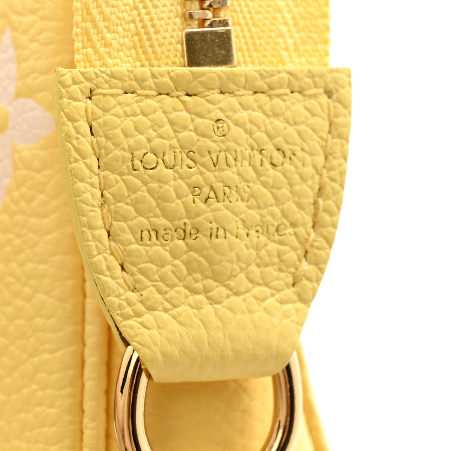Louis Vuitton Empreinte Monogram Mini Pochette Accessories Lemon Curd Yellow 6 of 7
